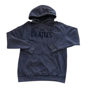 The Beatles Hoodie Sweatshirt Pullover Band Logo Graphic L Spell Out Streetwear